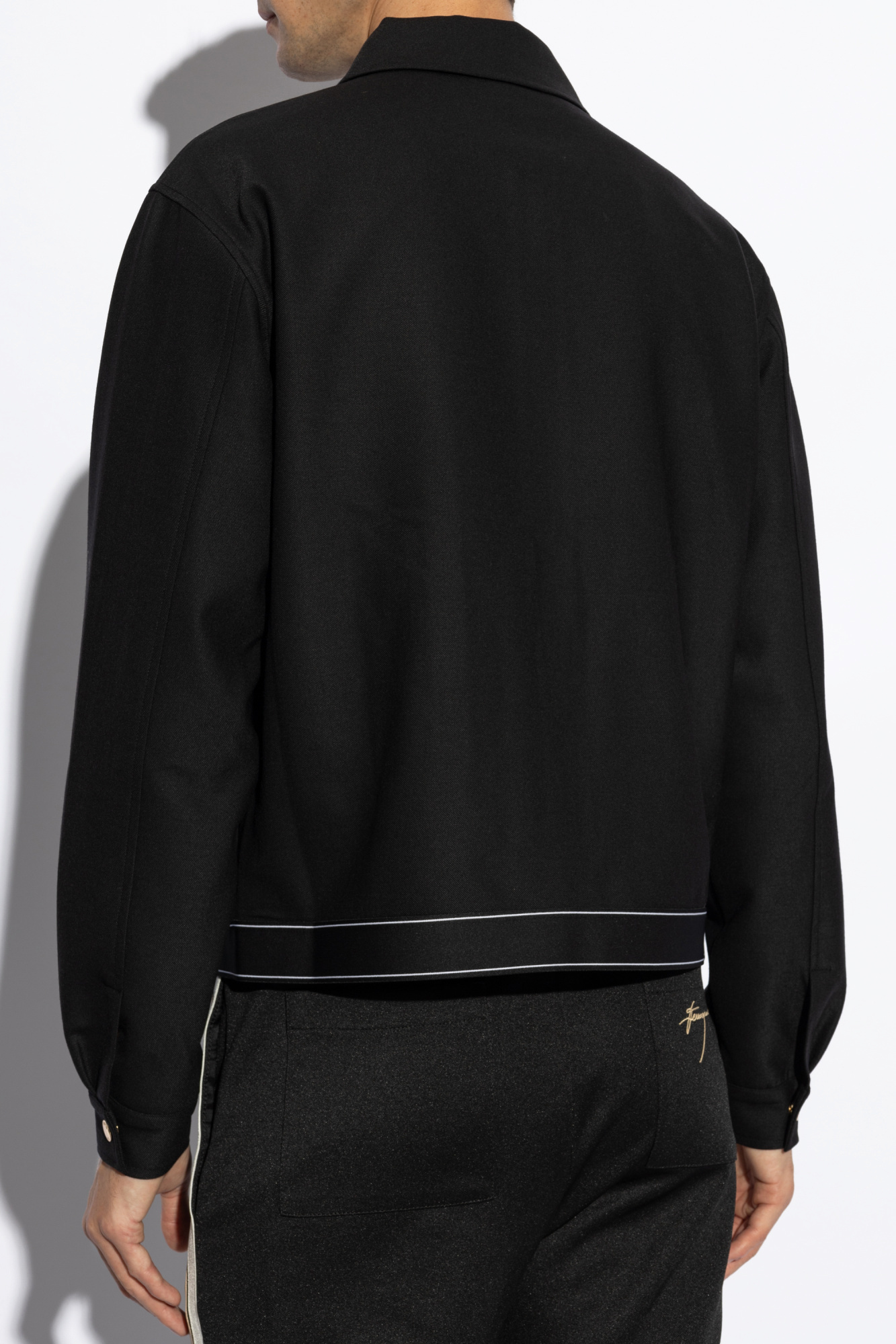 Casablanca WPF25JTS04605BLACK 関税送料込 Casablanca Air Casablanca Tracksuit Top - White - MF22-JK